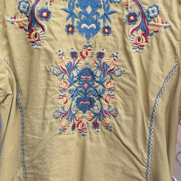 Spirit by Coldwater Creek Women's Size 12 Jacket Heavily Embroidered Hook Closur - Picture 5 of 5